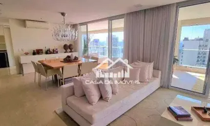 Vende apartamento com 274m², 3 suítes, 4 vagas, vista livre, varanda gourmet, no  brooklin
