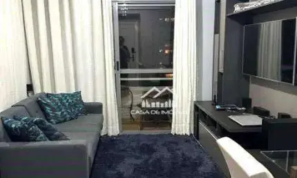 Vende apartamento com 45m², 1 dormitório, 1 vaga, lazer, no Brooklin.
