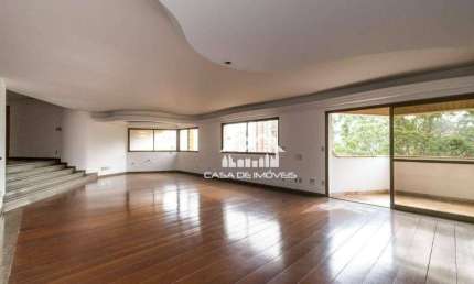 Vende ou aluga apartamento com 370m², 4 dormitórios, 4 vagas e lazer, no Morumbi.