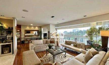 Vende apartamento de 173m², com 3 suítes, 4 vagas e lazer clube, na Vila Andrade.
