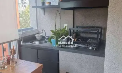 Apartamento moderno de 59m², 1 suíte, 1 vaga e varanda gourmet na Vila Andrade