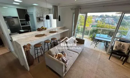 Vende apartamento duplex de 84m² no Campo Belo, com varanda, vista livre, 2 suítes e 2 vagas