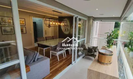 Vende apartamento de 124m², com 4 quartos e 3 vagas na Vila Andrade.