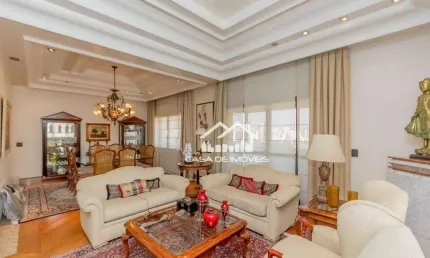Vende cobertura com 472m², 3 ou 4 suítes, piscina, 7 vagas, em moema.