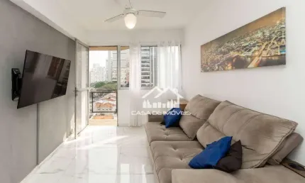 Vende apartamento com 70m², 2 dormitórios, 1 vaga, em ótima localização na vila olímpia