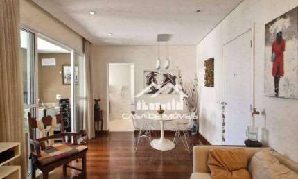 Vende ou aluga apartamento mobiliado de 75m², com 2 dormitórios sendo 1 suíte e 2 vagas, na Vila Suzana.