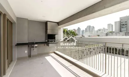 Apartamento novo, com 102m², 2 suítes, 2 vagas, varanda gourmet  e lazer, em Moema