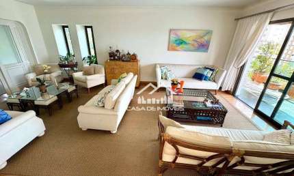 Vende apartamento de 242m², 3 suítes, 4 vagas, ampla varanda na Vila Andrade