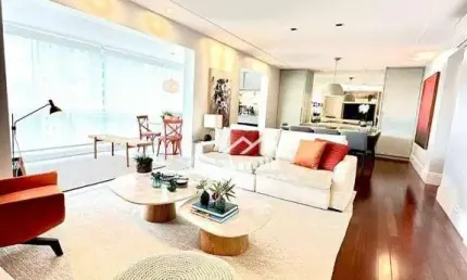Vende lindo apartamento com 171m², 3 suítes, 3 vagas e lazer clube, na vila andrade