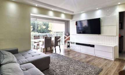 Vende apartamento de 84m², com 3 quartos sendo 1 suíte e 1 vaga na Vila Andrade.