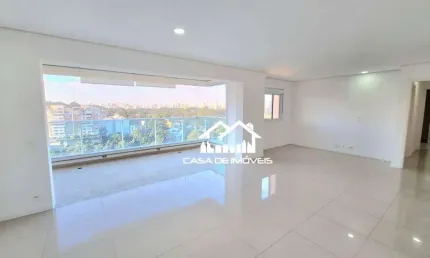 Vende ou aluga apartamento com 127m², 3 suítes, varanda com churrasqueira e lazer clube, no Panamby.