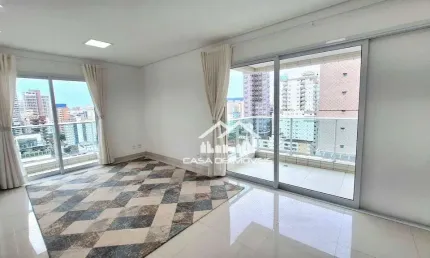 Aluga apartamento com 129m², 3 suítes, varanda gourmet e 2 vagas de garagem, na Pompéia