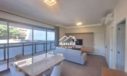 Apartamento para locação, 160m², mobiliado, 3 suítes, 2 vagas, em Pinheiros, ao lado do metrô Fradique Coutinho