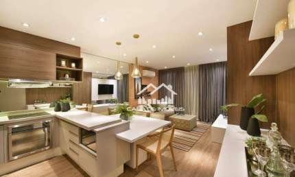 Vende ou aluga apartamento mobiliado, com 68m², alto padrão, na Vila Nova Conceição.