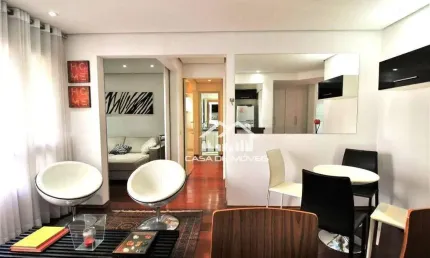 Vende apartamento de 59m², com 2 quartos sendo 1 suíte e 1 vaga, na Vila Andrade.