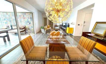 Aluga apartamento de 167m², com 3 suítes, 3 vagas, depósito e lazer completo
