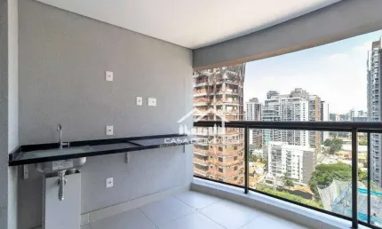 Vende apartamento tipo studio com 32m² e lazer incrível, no brooklin.