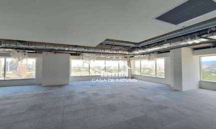 Vende ou aluga conjunto comercial de alto padrão, com 450m², 12 vagas de garagem, na Marginal Tietê, Barra Funda.