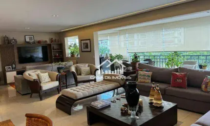 Vende apartamento de 172m², com 3 suítes e 3 vagas de garagem, no brooklin.