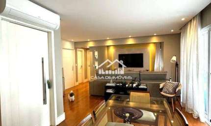 Vende apartamento com 128m², 3 suítes, 3 vagas e lazer, na Vila Andrade.
