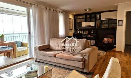 Vende apartamento lindo com 145m², 3 suítes, 1 escritório, 3 vagas e lazer, no morumbi