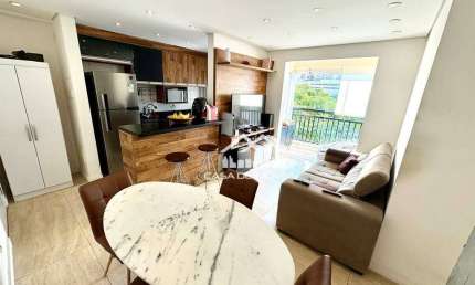 Vende apartamento de 57m², com 2 dormitórios, 1 suíte, 1 vaga e lazer completo, na Vila Andrade