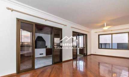 Aluga apartamento 200m, com 4 dormitórios e 4 vagas, no Morumbi.