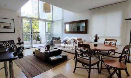 Vende ou aluga apartamento duplex com 104m², 2 suítes, 2 vagas e depósito, no Panamby.