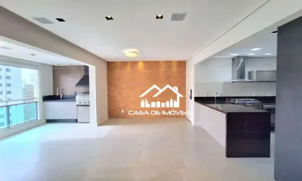 Vende ou aluga apartamento de 119m², com 2 suítes, 2 vagas, varanda gourmet, depósito e lazer completo