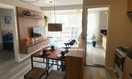 Vende apartamento de 38m², com 1 dormitório e 1 vaga, na vila andrade.
