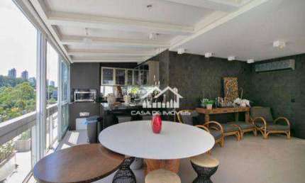 Vende cobertura duplex com 260m², 3 suítes, espaço gourmet  e excelente localização, na Vila Andrade.