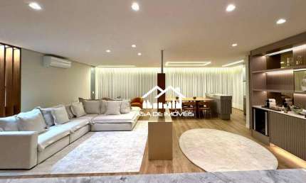 Venda apartamento 3 dormitórios, sendo 3 suítes, varanda gourmet, elevador privativo, mobiliado, porteira fechada, lazer completo, Brooklin
