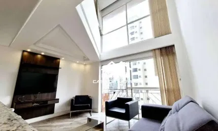Vende apartamento Duplex, 57m², 1 suíte, 1 vaga, na Vila Nova Conceição