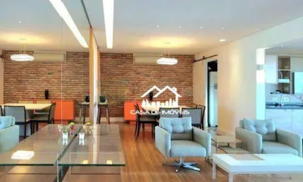 Aluga apartamento com 127m², 2 suítes e 2 vagas. no Brooklin.