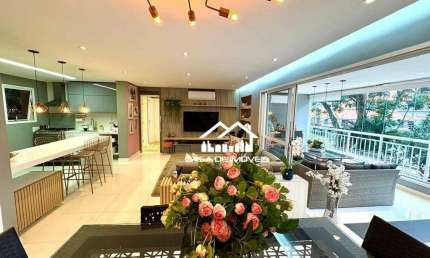 Vende apartamento de 125m², 3 dormitórios, 1 suíte, 3 vagas, varanda gourmet no Alto da Boa Vista