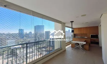 Apartamento para venda ou locação, 178m², 3 suítes, 3 vagas, no Brooklin