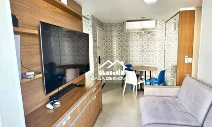 Aluga apartamento de 44m², 100% mobiliado, com 2 dormitórios, 1 vaga proximo ao metrô Butantã