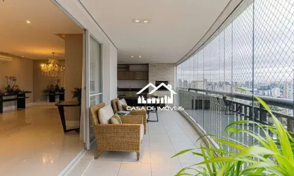 Vende apartamento de alto padrão com 229m², 4 suítes, 4 vagas, com lazer clube no brooklin
