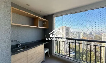 Vende apartamento com 69m², mobiliado, com  3 dormitórios e lazer clube no morumbi