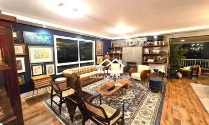 Apartamento à venda morumbi com 260 m², 4 suítes, 4 vagas, varanda gourmet e lazer clube, na vila andrade.