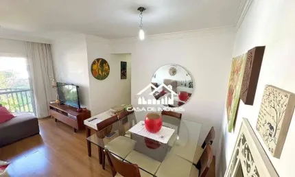 Vende ou aluga apartamento de 70m², com 2 dormitórios, 1 suíte, 2 vagas e lazer,  na vila andrade