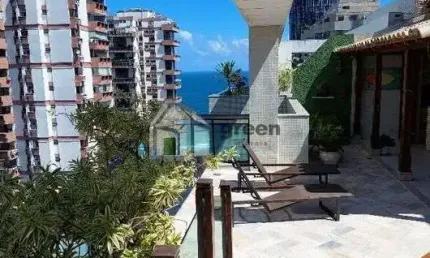 Cobertura com 3 quartos à venda na avenida lúcio costa, 3360, barra da tijuca, rio de janeiro, 290 m2 por r$ 4.300.000
