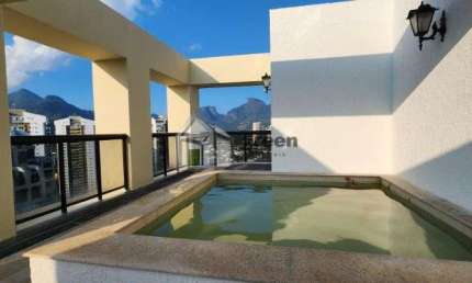 Cobertura com 3 quartos à venda na Avenida Gastão Senges, 55, Barra da Tijuca, Rio de Janeiro, 398 m2 por R$ 3.200.000