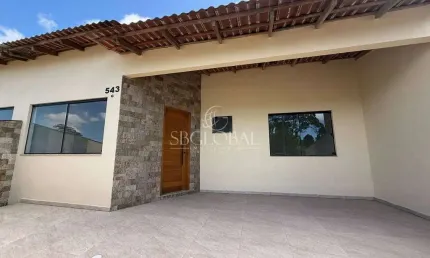 Casa nova com excelente acabamento no Balneário Jardim Pérola do Atlantico em Itapoá-SC