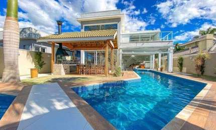 Casa com 3 dormitórios à venda, 459 m² por R$ 3.300.000,00 - Condomínio Shambala II - Atibaia/SP
