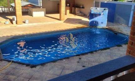 Casa com 3 dormitórios para alugar, 270 m² por R$ 6.800,00/mês - Jardim Shangri-Lá - Atibaia/SP