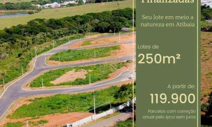 Terreno à venda, 250 m² por R$ 150.000,00 - Tanque - Atibaia/SP