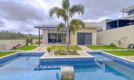 Casa com 3 dormitórios à venda, 280 m² por R$ 3.200.000,00 - Condominio Figueira Garden - Atibaia/SP