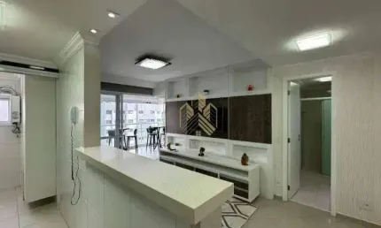 Apartamento com 1 dormitório para alugar, 52 m² por R$ 5.100,00/mês - Jardim Anália Franco - São Paulo/SP
