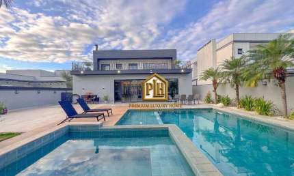 Casa com 4 dormitórios à venda, 394 m² por R$ 3.500.000,00 - Condomínio Shamballa II - Atibaia/SP